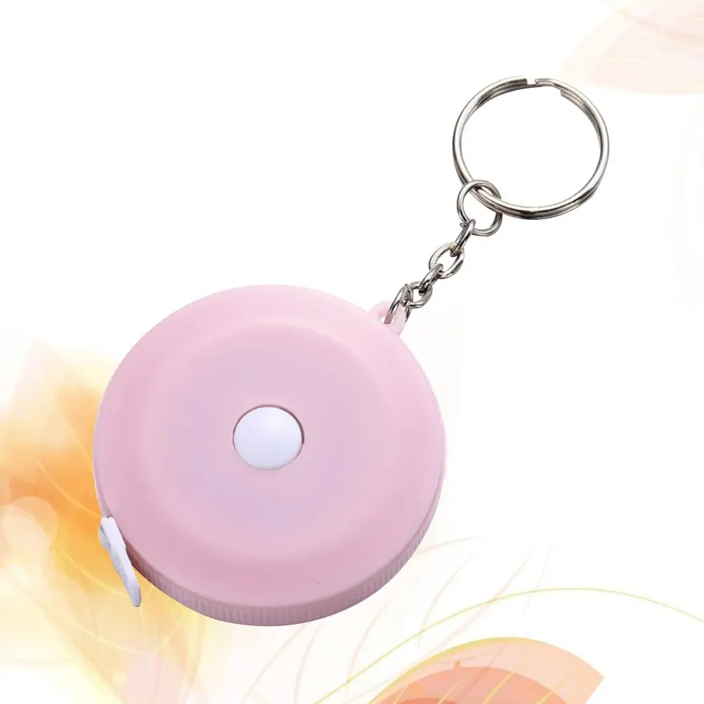 Mini Tape Measure High Precision Portable Retractable Sewing Tool Clear Scale Marks Durable Plastic Metal Measuring Bust Waist