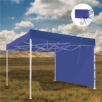 Windproof Pop Up Canopy Instant Shelter Easy Installment Practical Sunscreen Gazebo Tents Shading Cloth Camping Blue