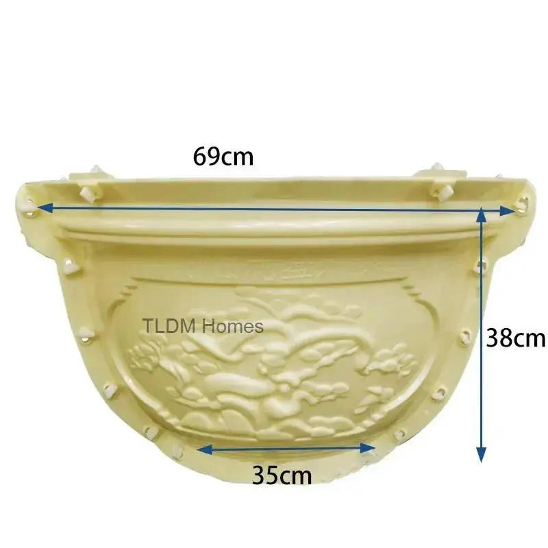 

Новая форма для цветочных горшков из цемента DIY: китайская и европейская модели для бонсай, креативные украшения для дома, сада, балкона, уличные пластиковые декорации