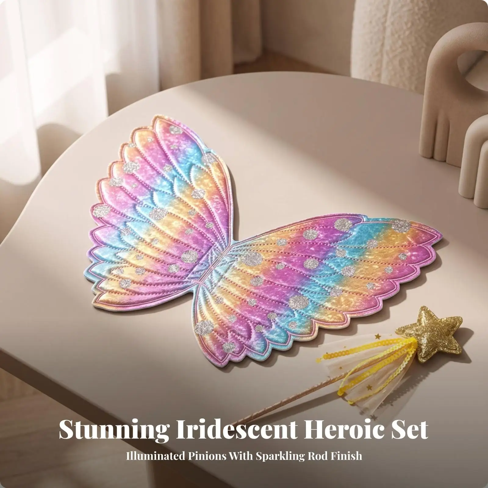 Butterfly Costume with Tutu Translucent Accessory Polyester for Toddlers