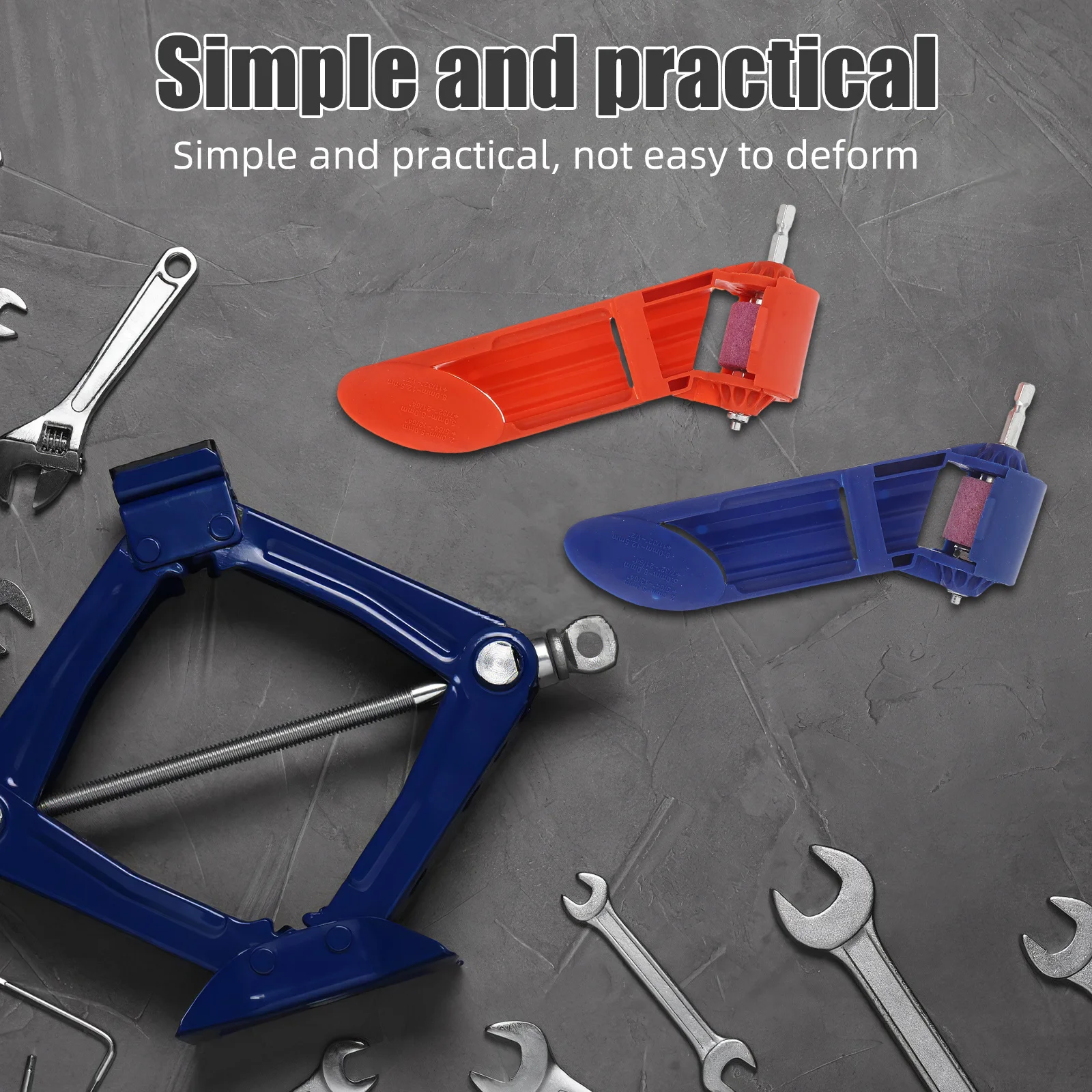 

4Sets Portable Multi-Function Drill Bit Grinder Compact Handheld Sharpener Attachment for DIY Hobbyists Professional Use