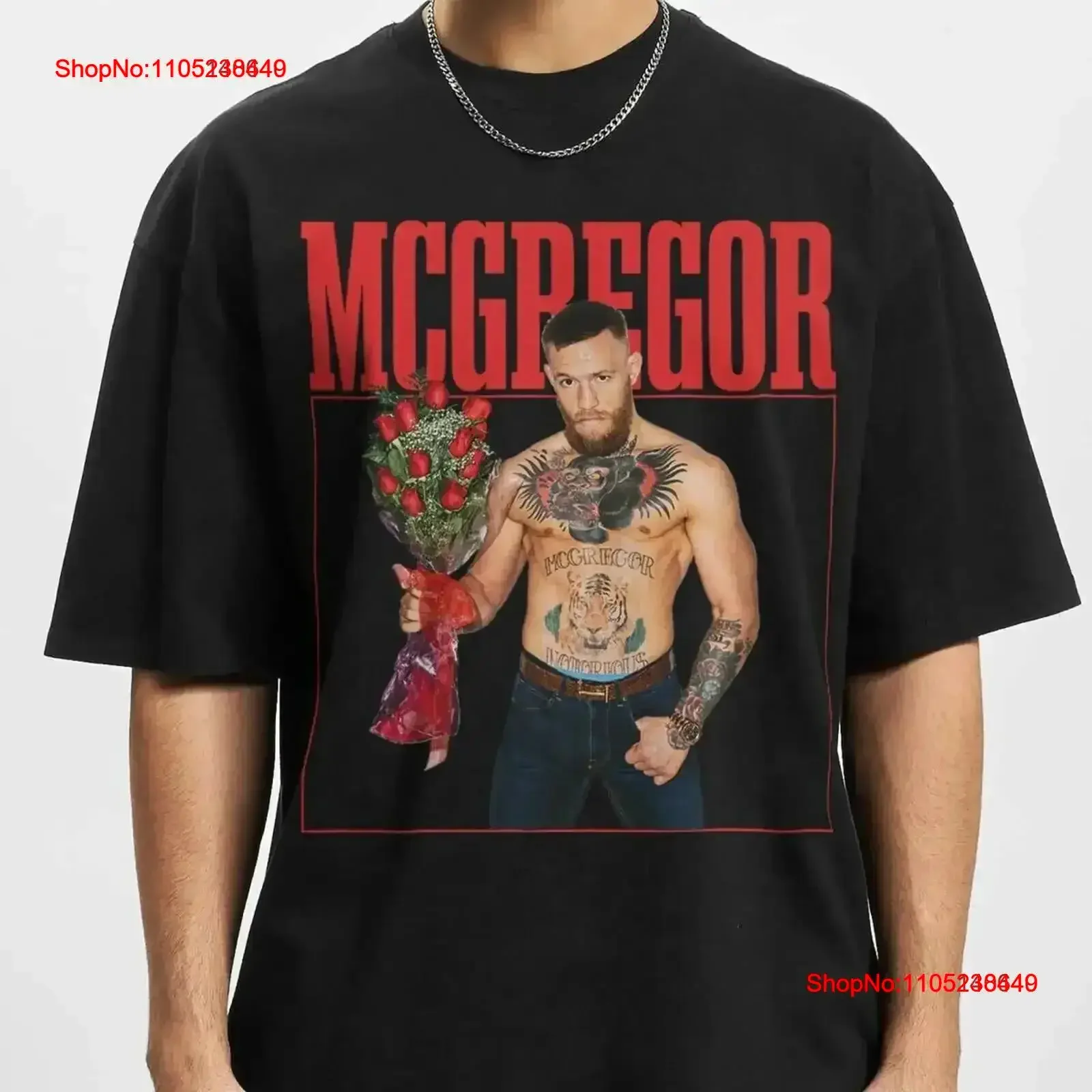 Vintage Conor McGregor Concert S 235XL T Shirt 11D337 Washed Versatile Casual Stretched Stylish designer clothes vintage