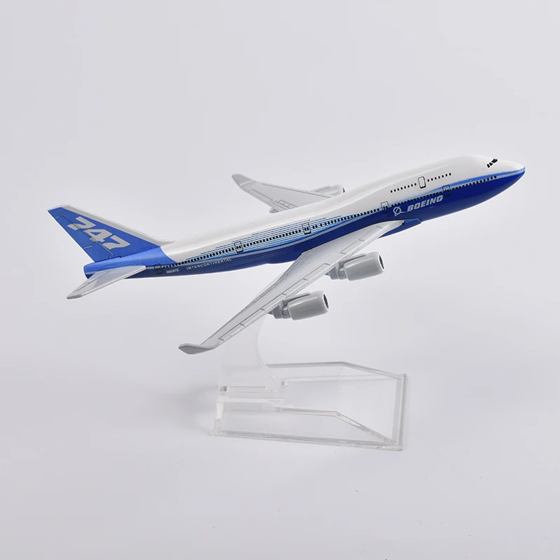 JASON TUTU Boeing 747 Aircraft Diecast Metal 1/400 Scale Miniature Airplane Model Airbus A380 Planes Drop shipping