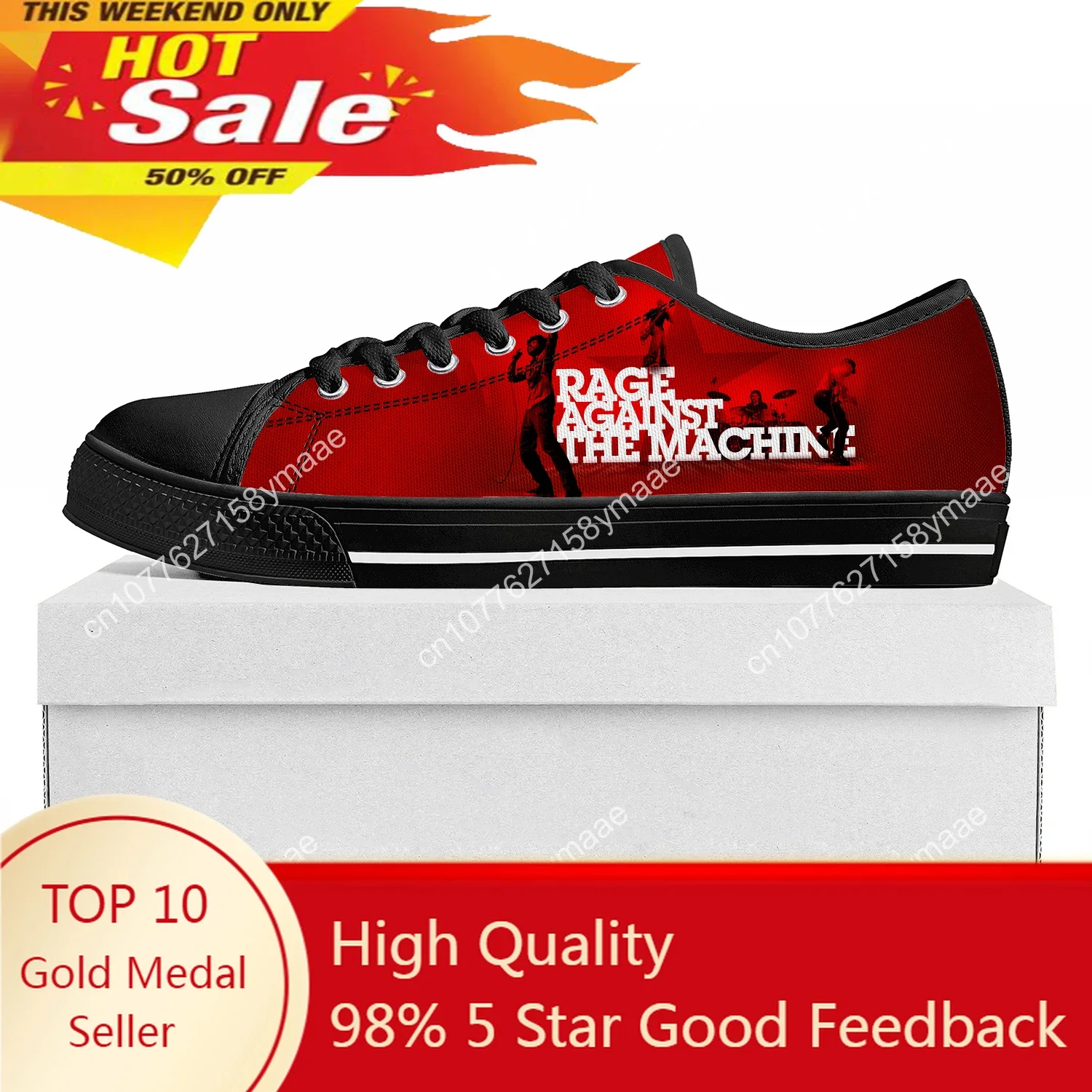 

Rage Against The Machine Low Top Sneakers Womens Mens Teenager High Quality Evil Empire Sneaker Canvas Casual Custom Made Shoes