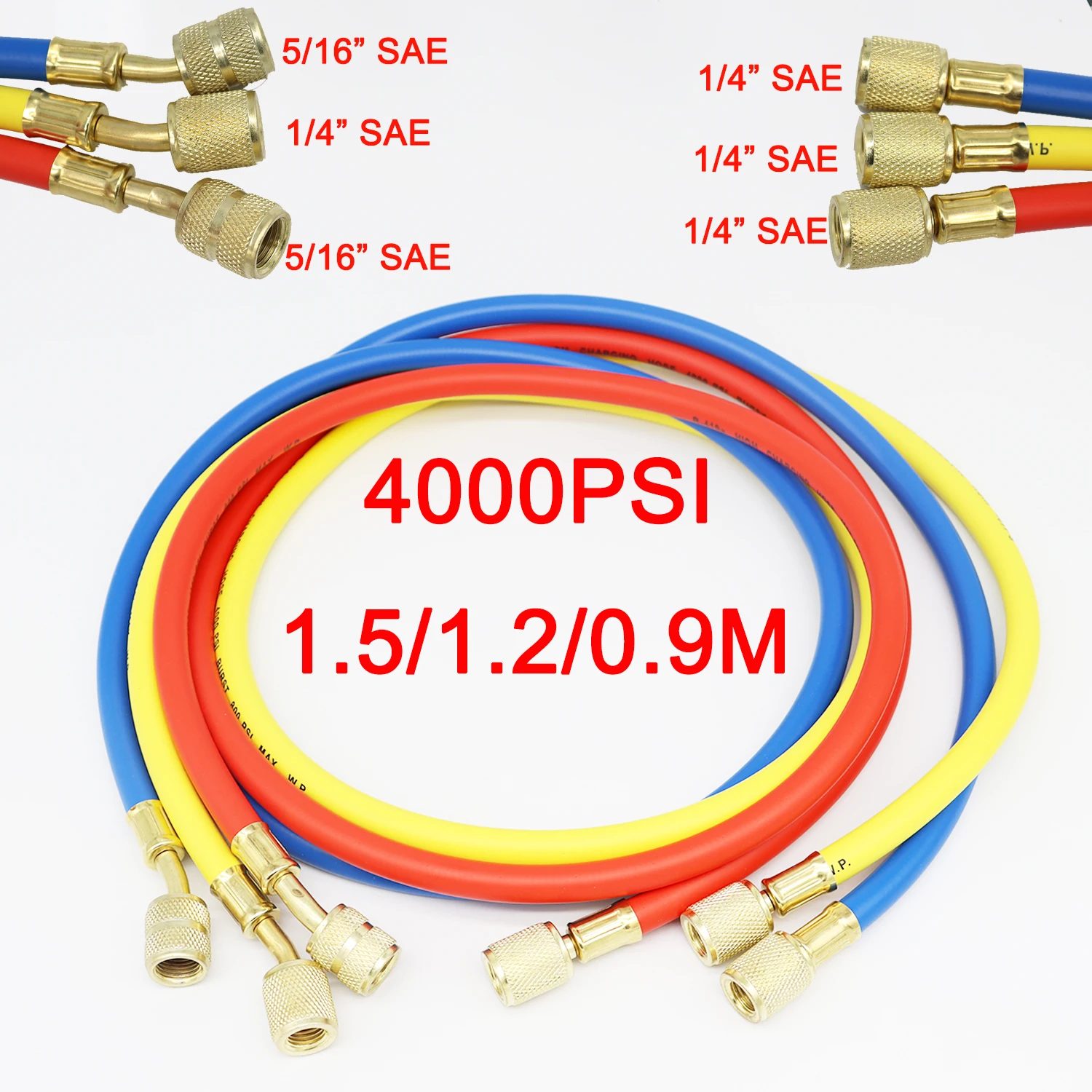 Czynnik chłodniczy R410a wąż zasilający AC 3 kolory 1/4 \