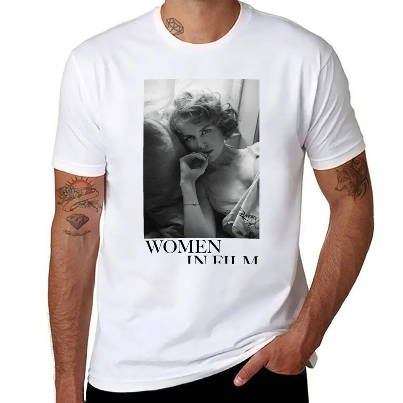 

Nicole Kidman - Women In Film Series T-Shirt t shirt man designer t shirts for man cotton funny T-Shirt