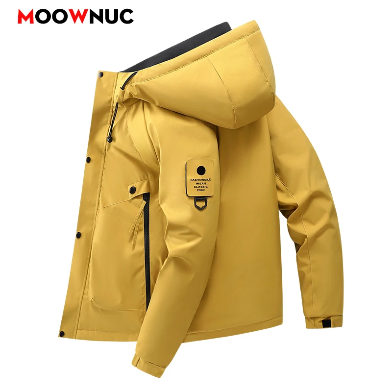 

Men's Fashion Windbreaker Winter Parka Coat Male Streetwear Jacket Autumn Overcoat Windproof Casual Warm Hombre New Outdoors