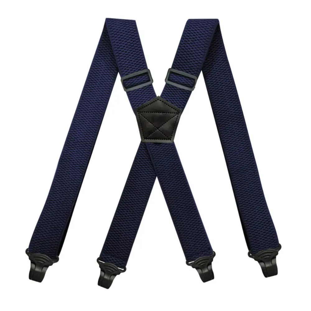 Vintage Braces Suspenders X Back with 4 Clips