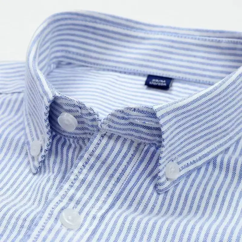 

Men Formal Shirt Spring Autumn Long Sleeve Office Solid Color Fashion Business Pocket White Social Pocket Office White Shirt 5XL