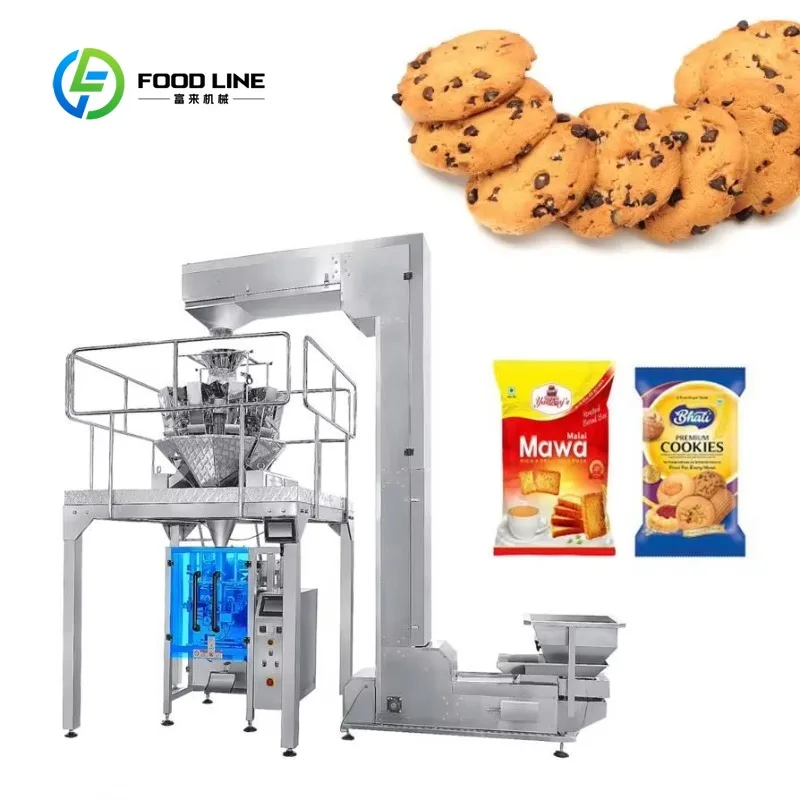 Customized Multifunctional Vertical Food Packing Machine Laminated Film Wrapping Capping Filling For Snack Plant