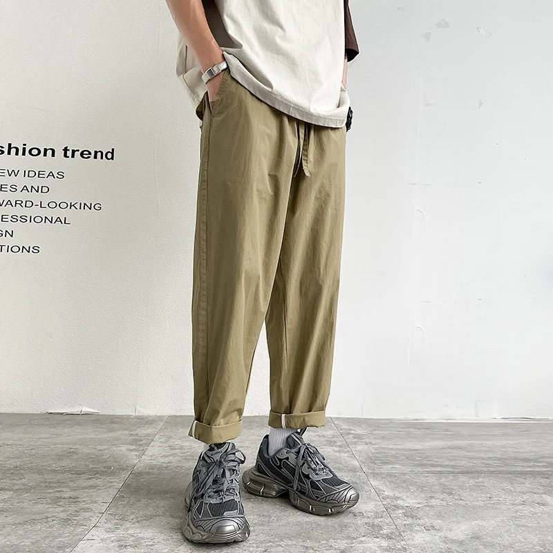 

Men Casual Harem Pants Pantalones Tacticas Militares Harajuku Hip Hop Loose Trousers Streetwear Korean Mens Jogger Sweatpants