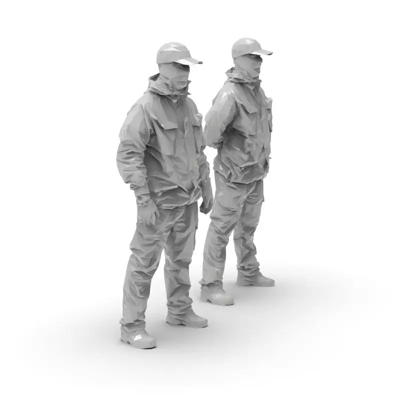 1/35 Special Forces Miniature Figurines White Model Miniature 3d Printed Models Unassembled And Unpainted Kit Hobby Crafts