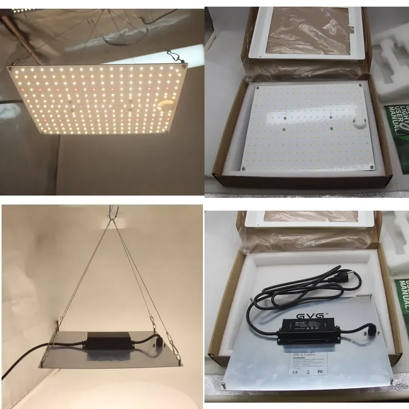 60W LED Plant Grow Light Full Spectrum Hydroponic Tent Kit with Aluminum Frame and Reflective Board for Indoor Gardening