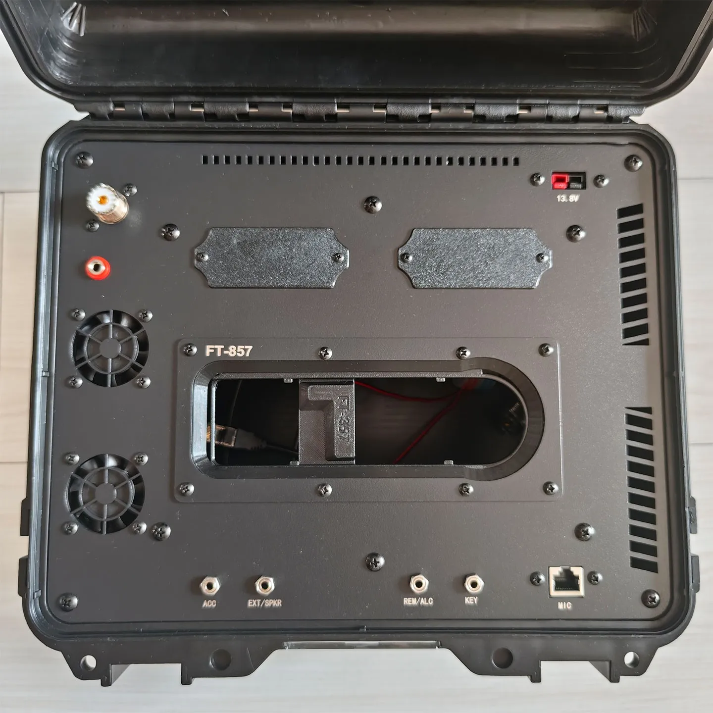 HamGeek 2026 FT-857 Radio Box Communication Expansion Box For Outdoor Field Emergency Communication