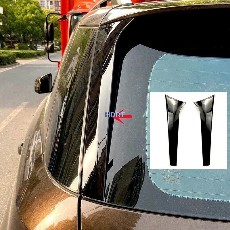 

Для Mercedes-Benz GLE ML Class W166 2012-2018: Стайлинг-аксессуары для автомобиля, задний боковой спойлер на окно багажника, накладка на заднее крыло, внешняя наклейка