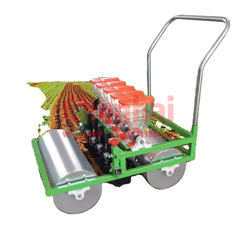 2,4,6,8 rows hand push vegetable seeder/tomato seed planting machine/onion seed planter machine