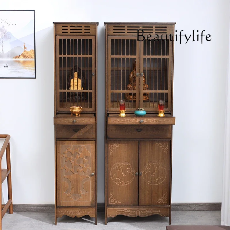 

N Modern Style Home Worship Buddha Shrine New Chinese Style Altar Incense Burner Table