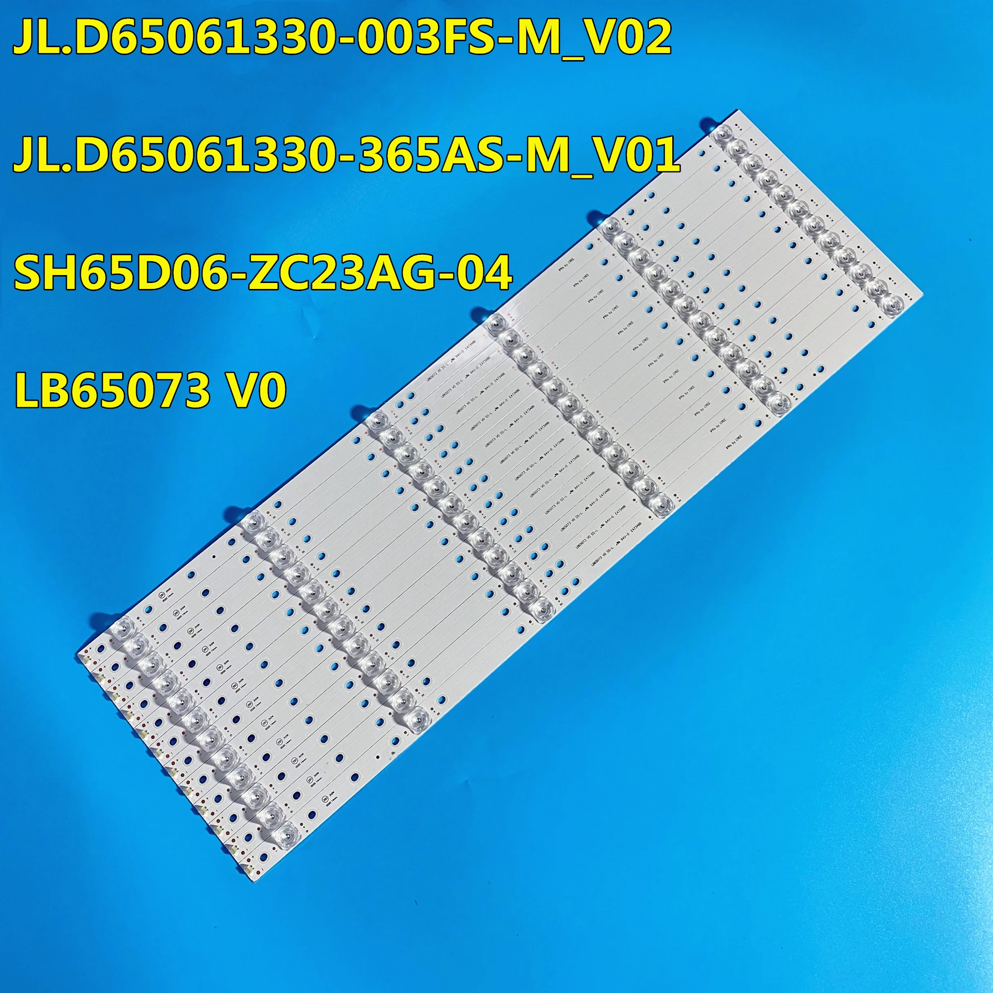 LED Strip for HZ65A52 HZ65A55 HZ65A65 H65A6140 H65AE600 H65A6100 H65AE6100UK 65H6E 65H6D 65R6E 65Q7809 LC-65Q6020U LB65073 V0