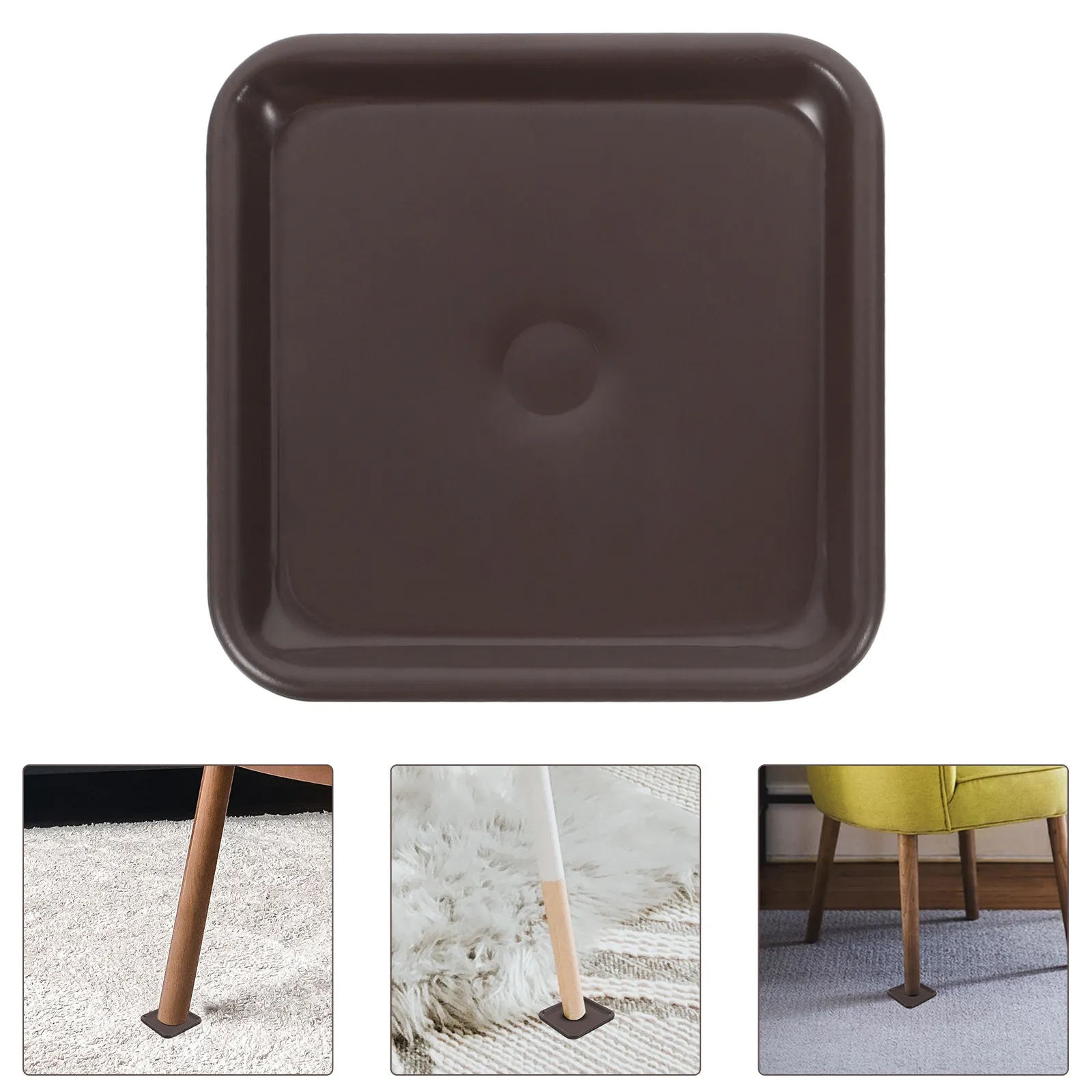 8Pcs Furniture Leg Protectors Anti-Slip Floor Pads Heavy Duty Furniture Feet Coasters for Hardwood Carpet Chair Table Sofa Floor