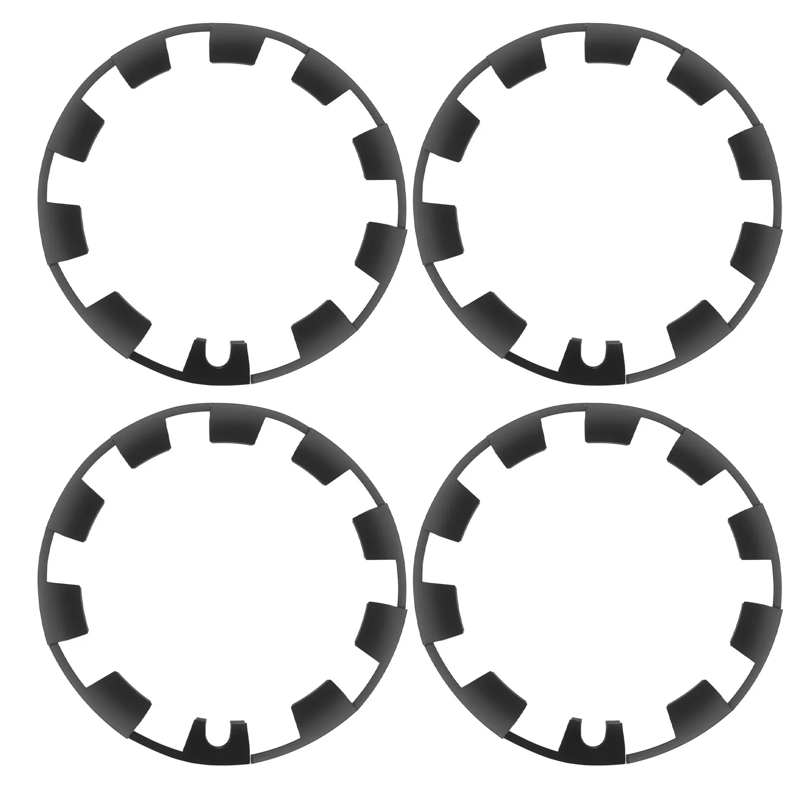 40PCS 20in Wheel Hub Cap Patch Matte Black Scratch Proof Hubcap Decals Replacement for Tesla Model Y 2021 to 2023