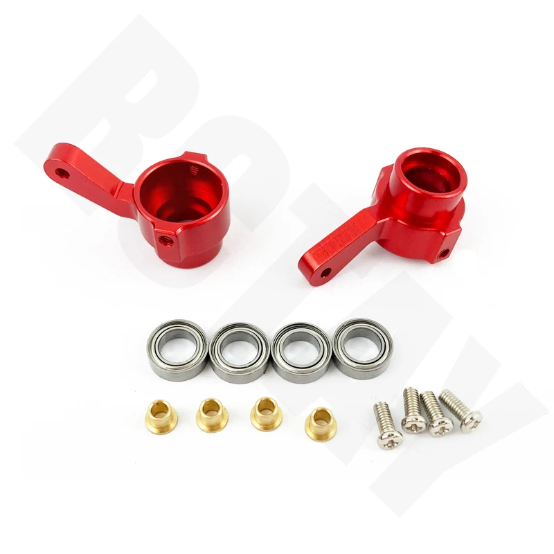 Metal Front Axle Bridge Steering Cup Turn Cup Kit for WPL C14 C24 C34 C44 B14 B1 B16 B24 B36 MN D90 D91 MN99S RC Car Spare Parts