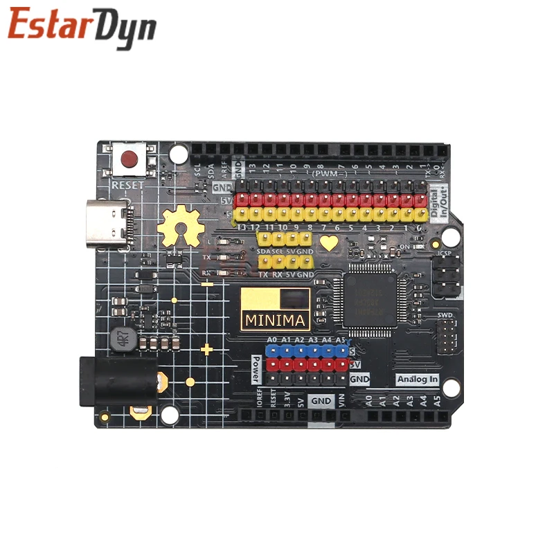 Placa de desarrollo UNO R4 Minima tipo C, USB, ESP32-S3, edición WIFI, Compatible con Arduino, programación, control de aprendizaje