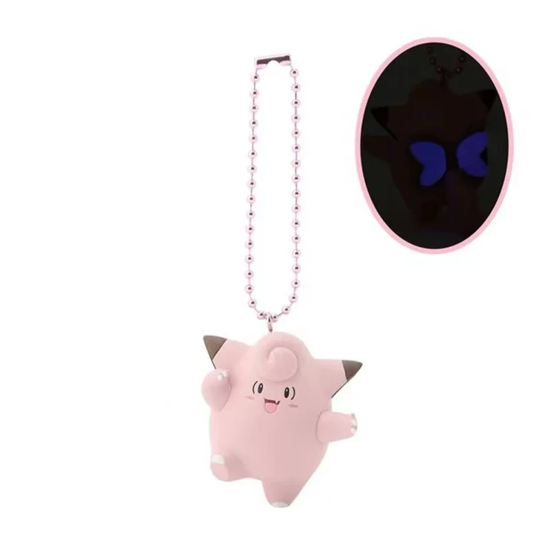 Nuovo disponibile Pokémon in edizione limitata con ciondolo per bambola che stoccaggio della luce Gashapon Moon Eevee Meowth Jigglypuff regalo