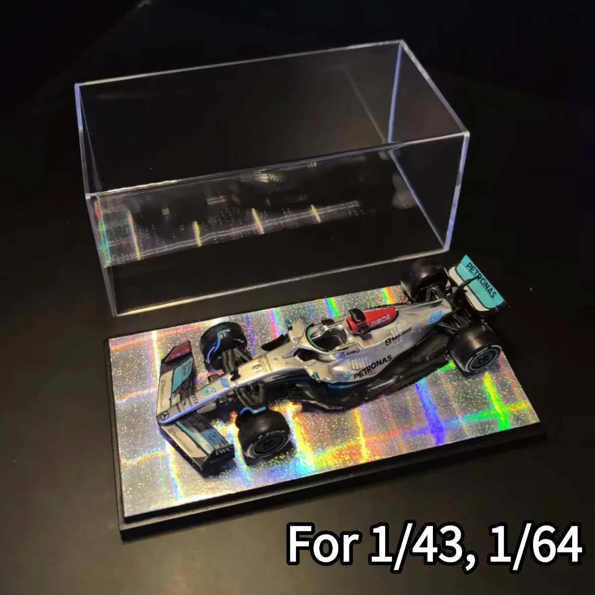 

Акриловая витрина 5,8 "x2,8" для масштаба 1:43, 1:64 1:87, модель автомобиля, коллекционный футляр для хранения, фигурка, миниатюрное здание «сделай сам», диорама