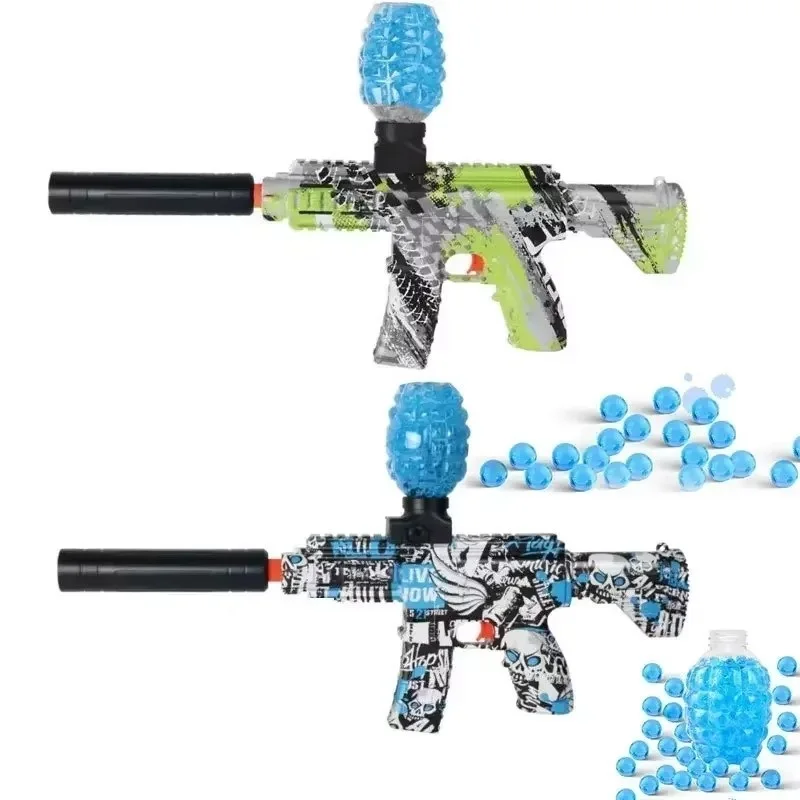 Kids splatter ball Water gel Beads toy Guns Electric Gun Toys Firing Hydrogel Water Ball Guns Children Sports Toys