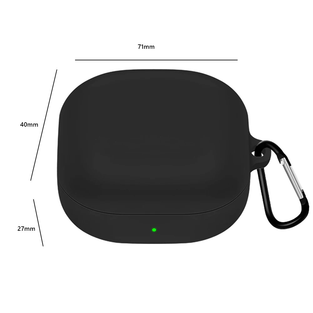 Custodia protettiva per auricolari a cono custodia per cuffie compatibile con Bluetooth senza fili con fibbia per Samsung Galaxybuds2 Live/pro