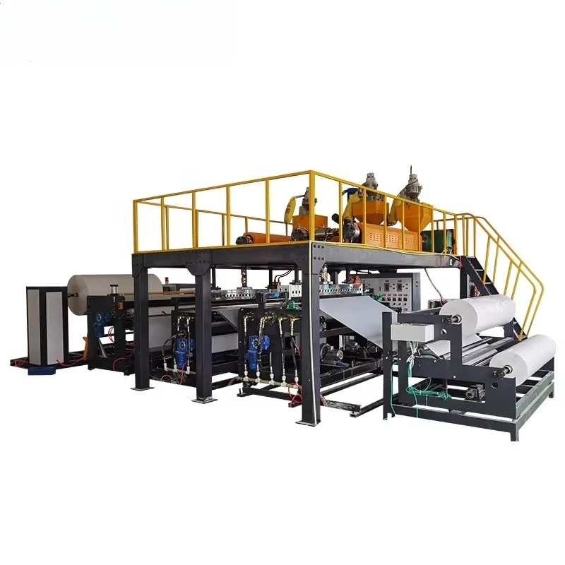 Máquina de fabricação de filme de bolha de ar de duas camadas com extrusora única UTOPE-1000 PE
