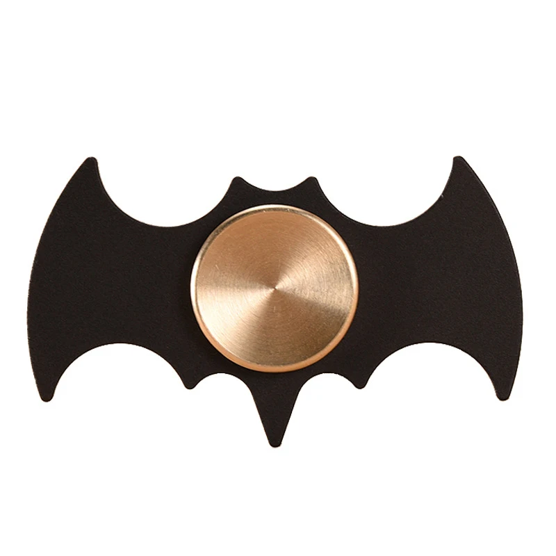 Forma di pipistrello Fidget Spinner metallo Handspinner alleviare lo Stress punta delle dita giroscopio EDC Antistress Gadget adulti bambini novità