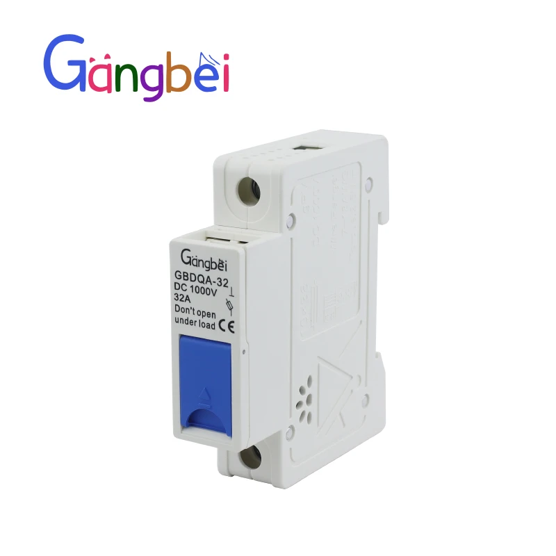 GBDQA-32 1P DC 1000V 32A Sekring DC fotovoltaik sistem energi terbarukan energi surya Sekring DC Gangbei