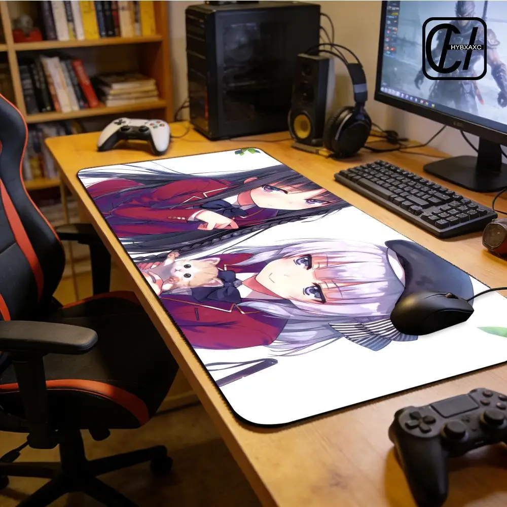 Classroom Of The Elite Anime Mouse Pad XXL Mouse Pad Large Non-Slip Lock Edge Keyboard Pad Anti-slip Gaming Desk Mat Office Pad