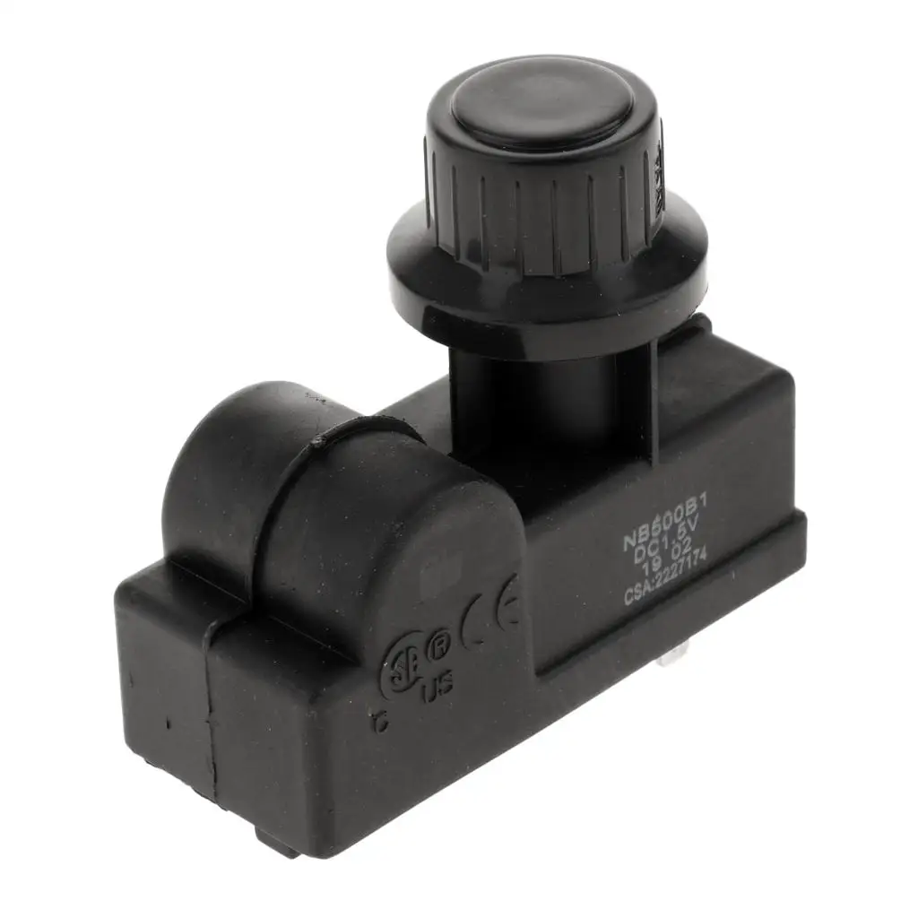 1.5V BBQ Spark AA Battery Micro Switch Igniter Blasting Cap Gas Grill Black 1/2