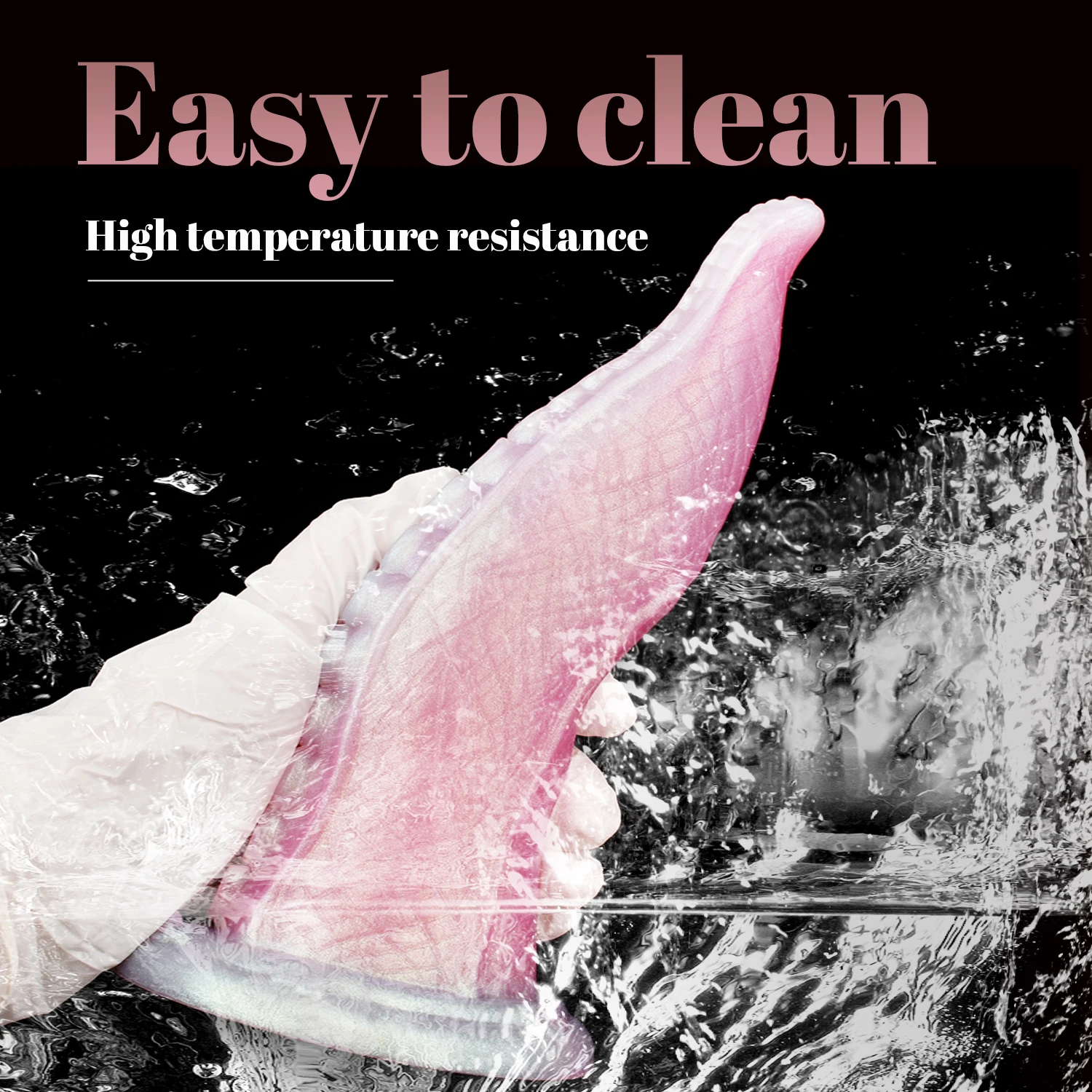 SMMQ لينة سيليكون اللامسة الشرج دسار مع شفط كأس S/M حجم الوحش القضيب للرجال النساء الاستمناء لعبة الكبار #6