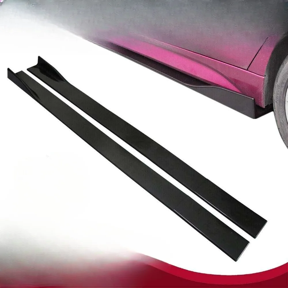 

For Mitsubishi Lancer EVO X10 78.7'' Side Skirt Extension Splitter Spoiler Gloss United States