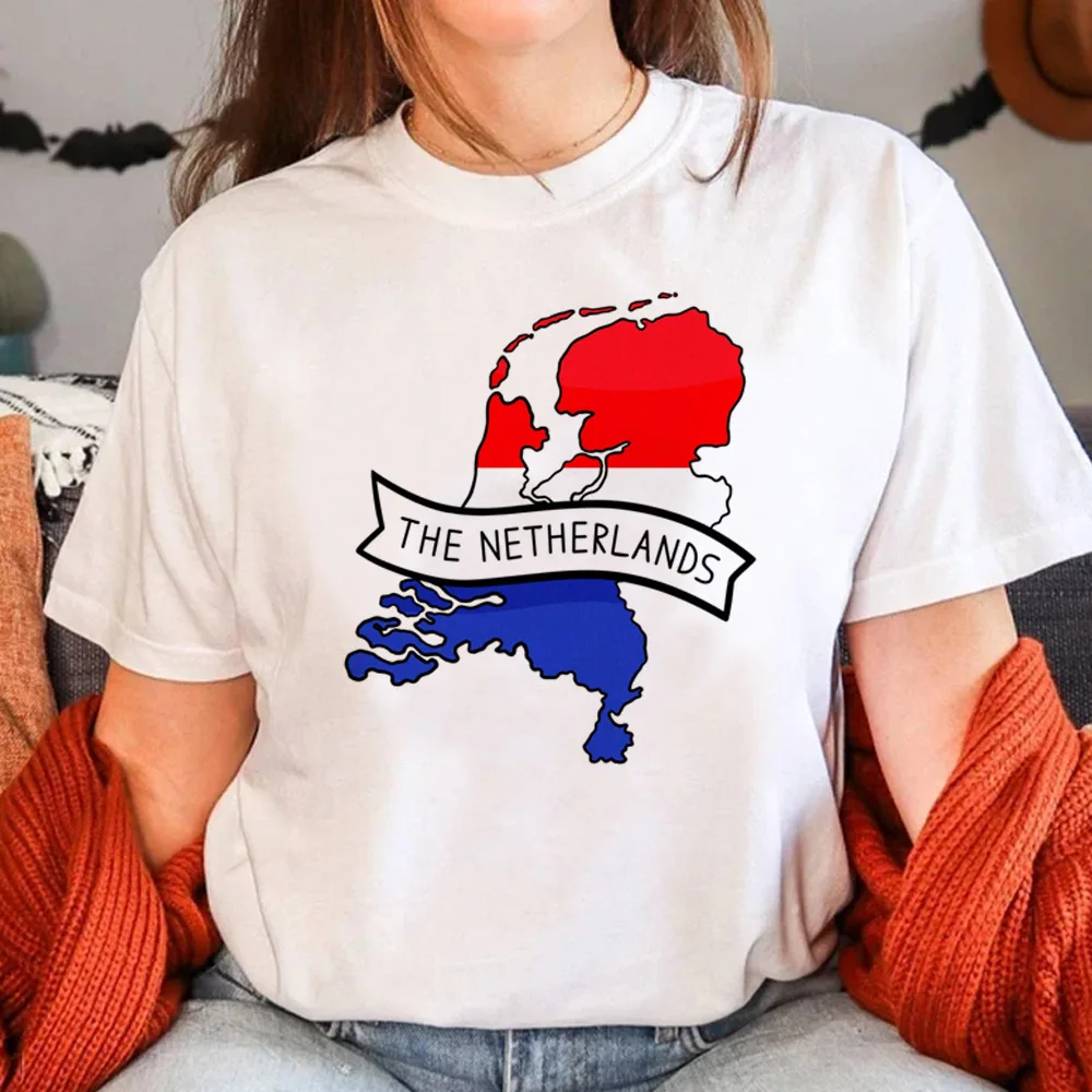 the Netherlands t-shirts women comic designer graphic t shirt girl y2k clothes