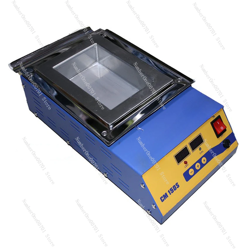 900W CM-150S Solder Pot Digital Display Melting Tin Furnace Temperature Adjustable Square Tin Stove Desoldering Bath 220V/110V