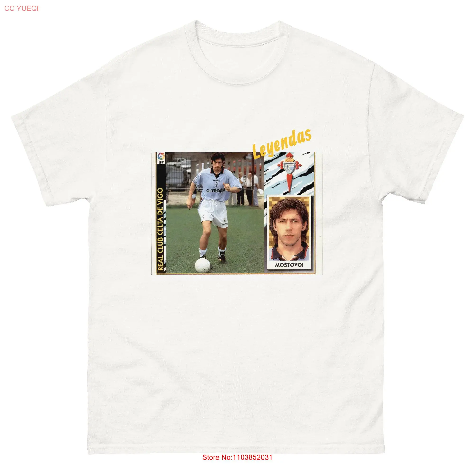 تي شيرت Mostovoi Celta de Vigo Legends بأكمام طويلة أو قصيرة #1