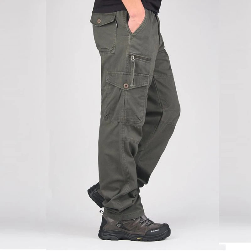 2023 Fashion Military Cargo Pants Mens Trousers Overalls Casual Baggy Army Cargo Pants Men Plus Size Multi-pocket Tactical Pants