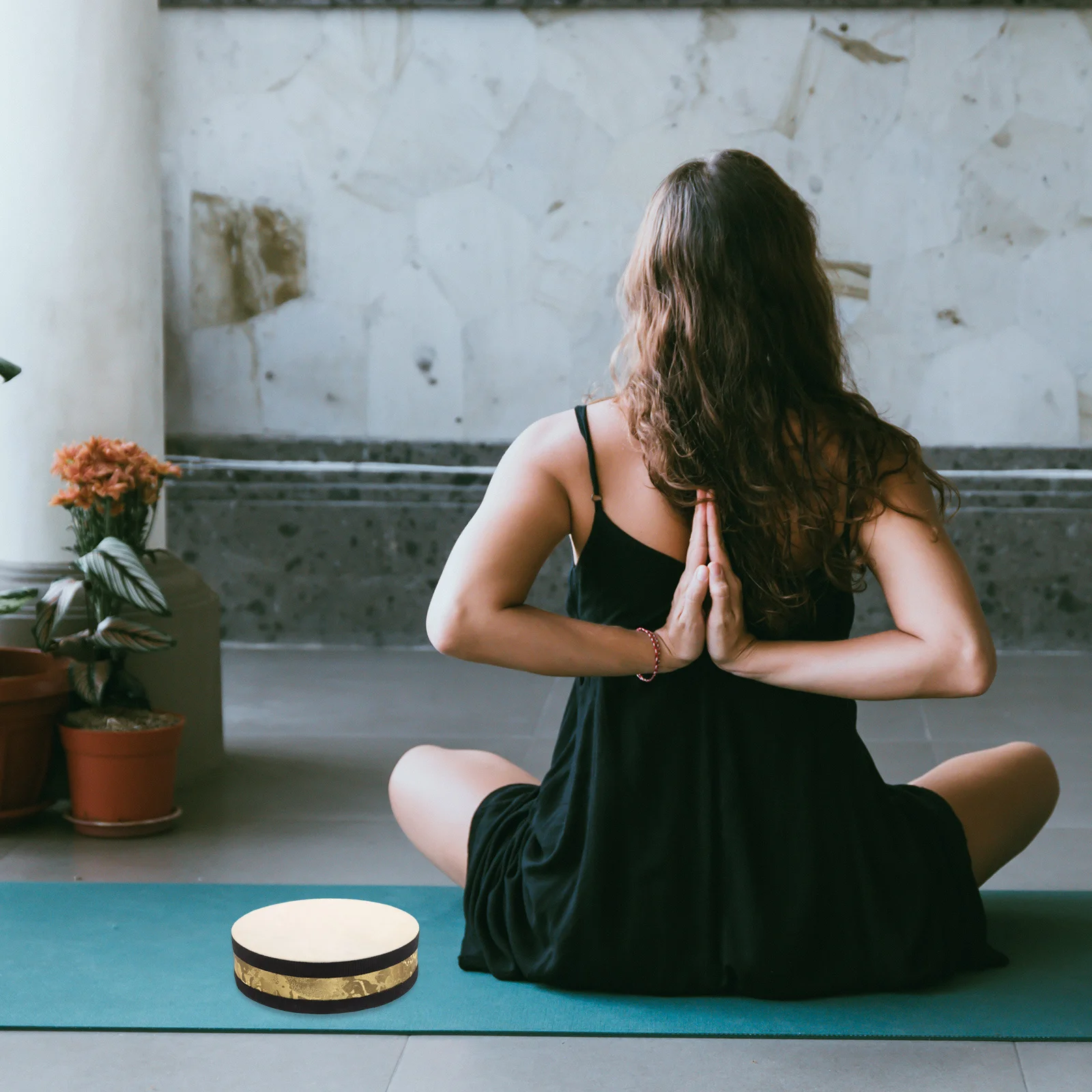 

Ocean Drum Sea Wave Sound Instrument Natural Wood Hand Drum For Yoga Meditation Relaxation Therapy Kids Percussion Musical