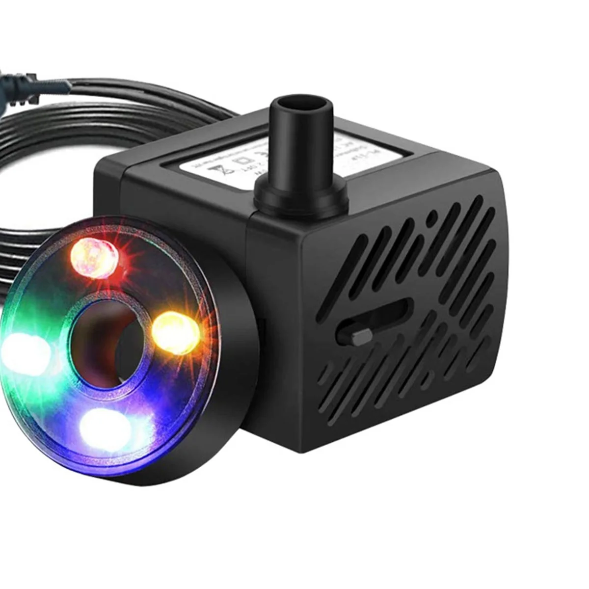 

5W Fish Tank Submersible Pump Aquarium Water Circulation Energy Saving Low Noise Adjustable Flow Rate for Fountains Ponds