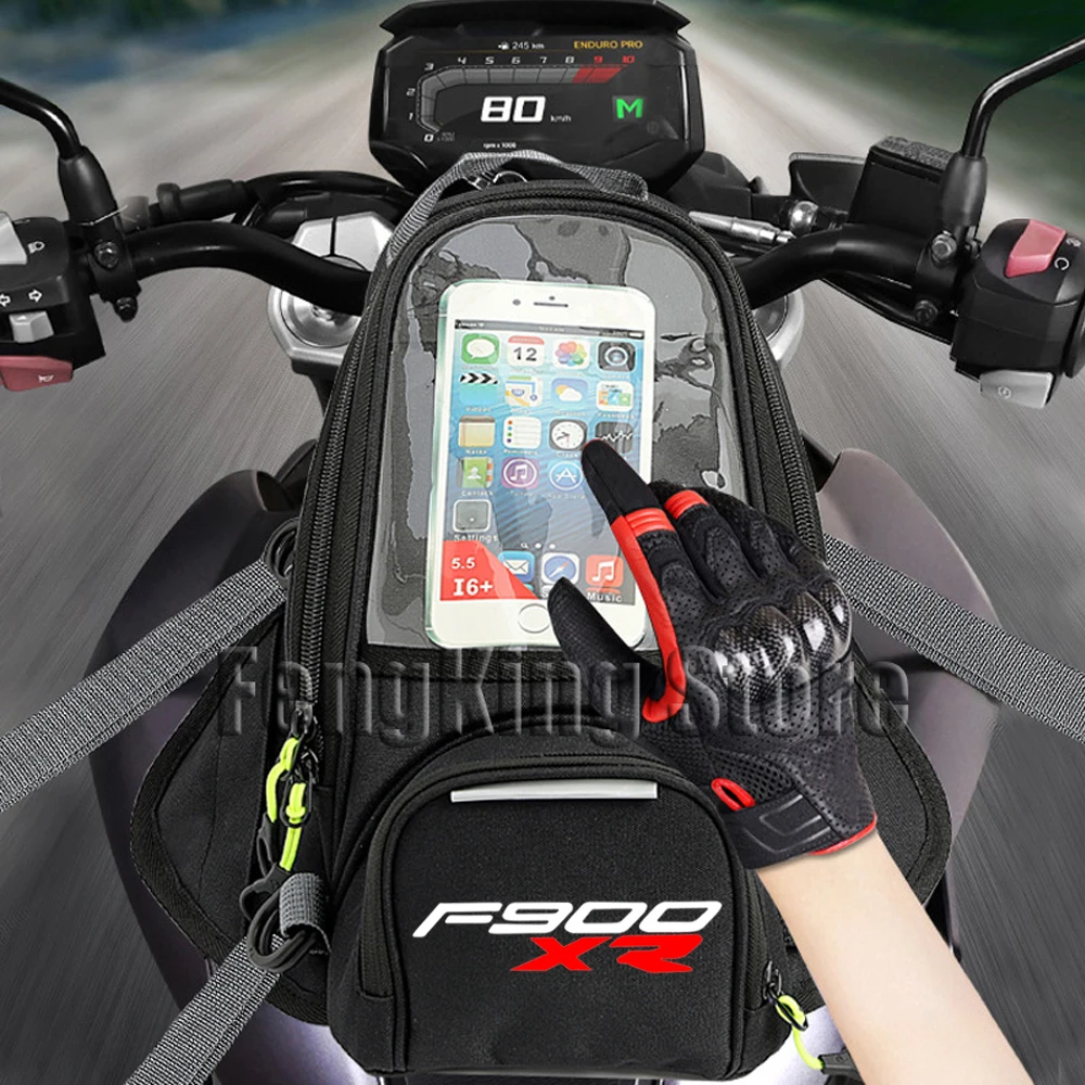 Motorcycle Magnetic Bag Riding Bag Navigation Fuel Tank Bag Large Screen For BMW F900XR