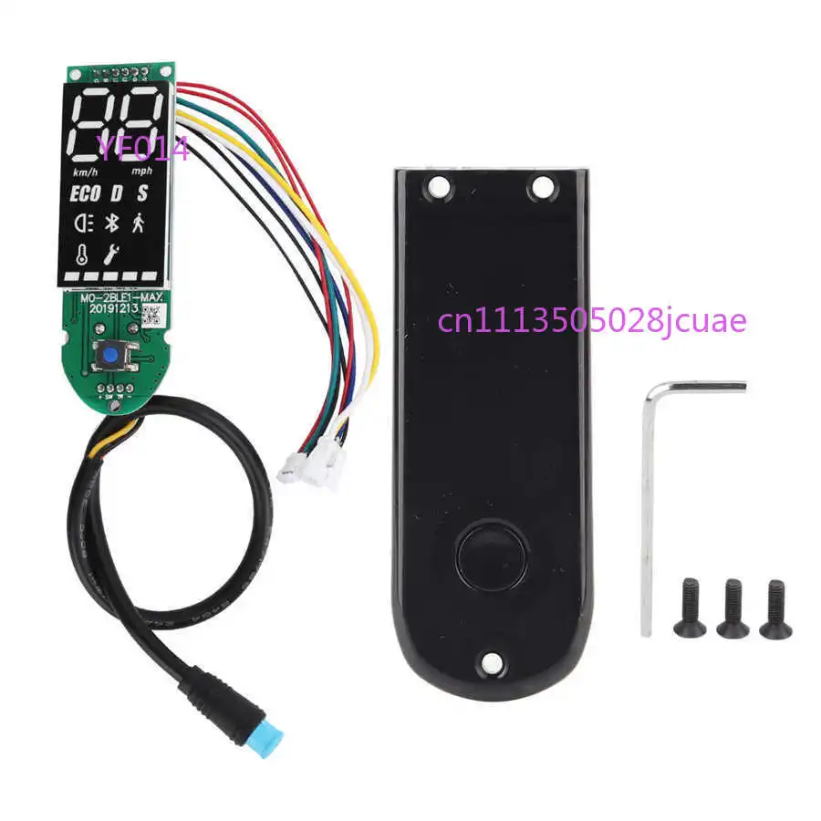 Electric Scooter Digital Display Bluetooth Start Board With Instrument Cover Universal Replacement Parts