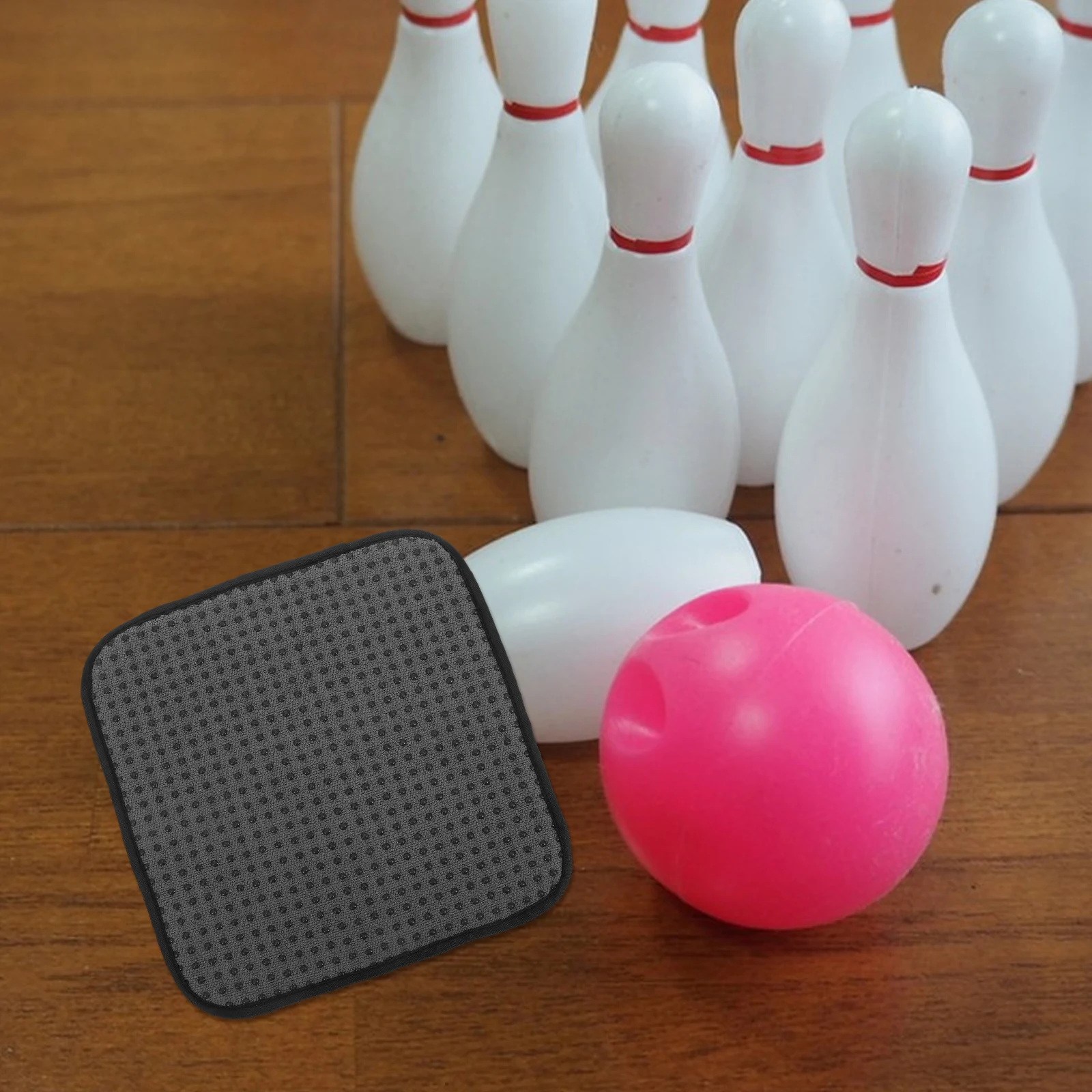 

2pcs Bowling Ball Cleaning Bag Ultra Soft Fiber Towel Absorbent Mat Billiard Cue Cleaner Pool Shaft Cloth Kitchen Drainer Coffee