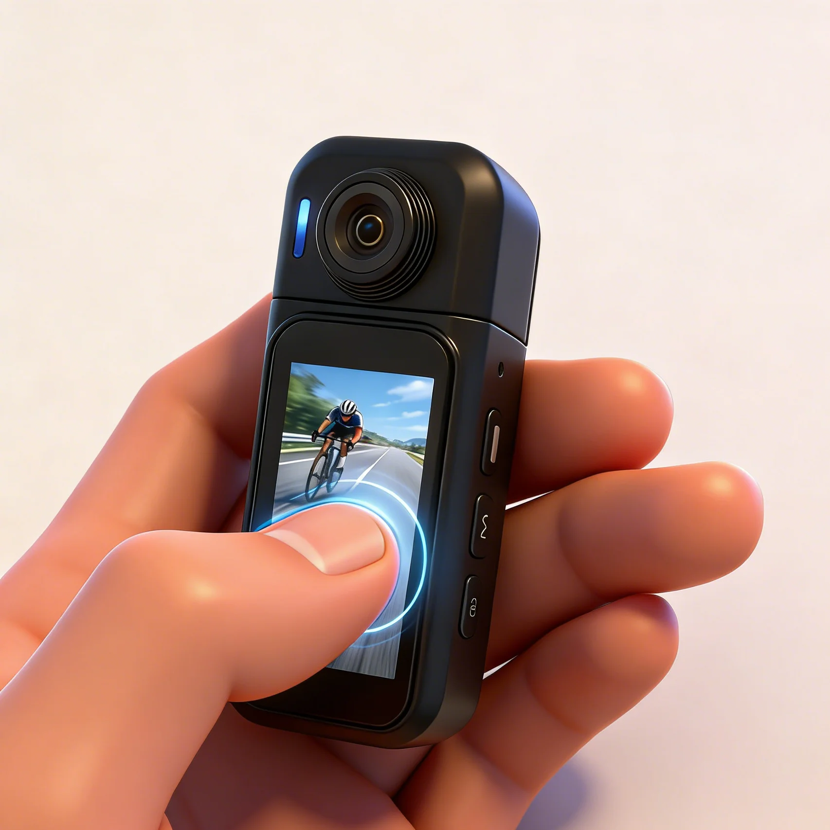 Mini WiFi Body Cam 1080P FHD Action Camera IPS Touch Screen Magnetic Charging Pod Helmet Vlogging Outdoor Motorcycle Activities