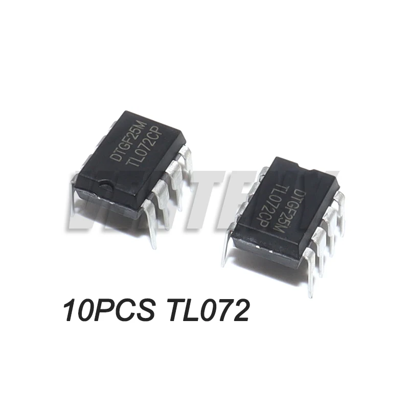 TL072 10PCS/LOT TL072CP DIP-8 TL072 IC Dual Operational Amplifier Chipset