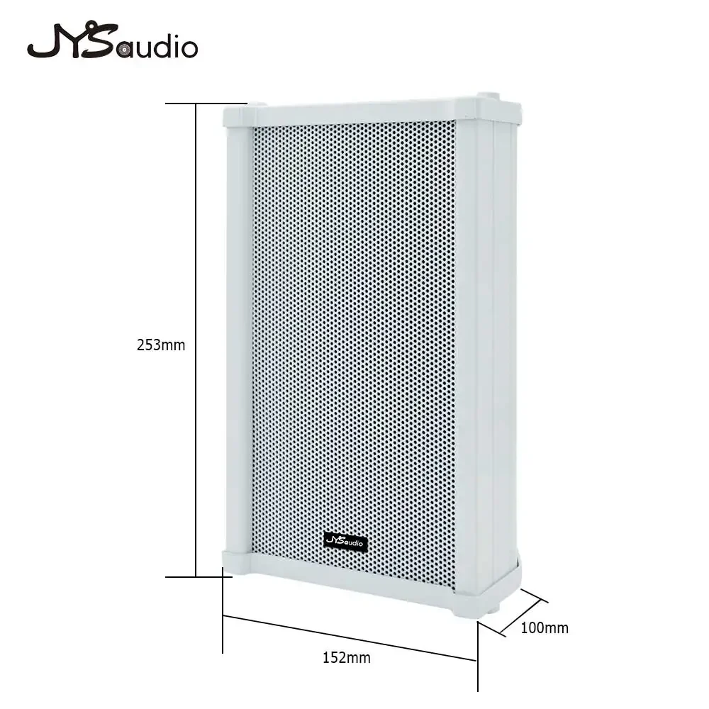 Водонепроницаемый настенный громкоговоритель 10 Вт, динамики для общественного адреса, уличный дизайн из алюминиевого сплава с железной сеткой, HIFI, чистое качество звука