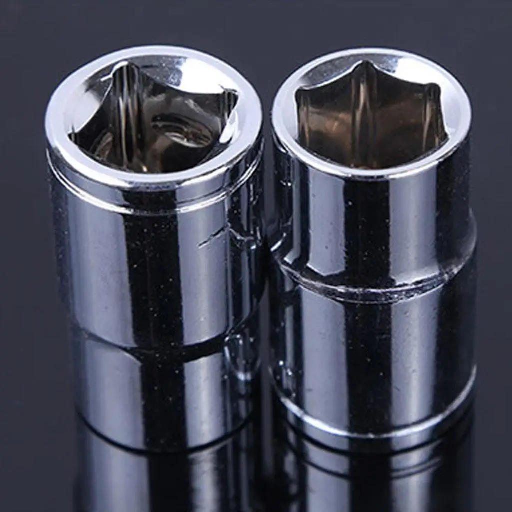 Steel Metric Hex Socket 1 2 Inch Drive Short Allen Key Socket Strong Hand Operated Tool for Workshop Bicycle and Auto Fix